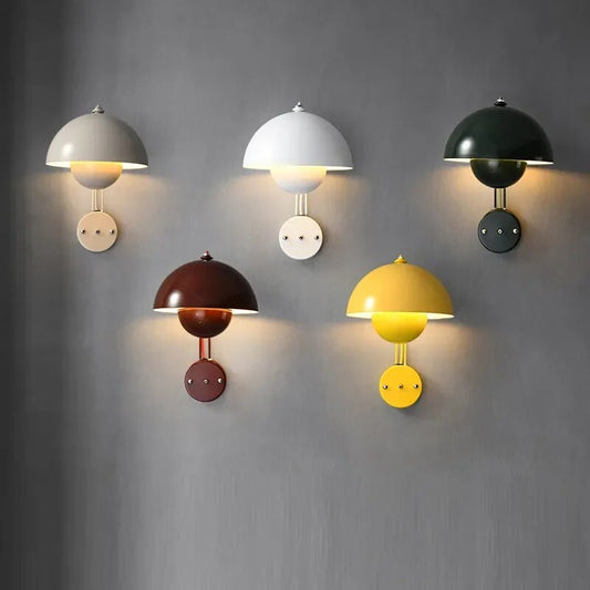 Auroraglo Lampe Murale Moderne - Design en Forme de Fleur, Éclairage LED, Idéale pour Chambre