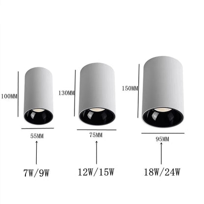 Plafonnier LED Round COB - Éclairage Moderne et Efficace avec Design Élégant
