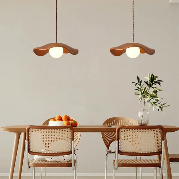 Suspension Lotus Wabi Sabi – Luminaire Moderne pour Salle à Manger avec Design Inspiré de la Nature