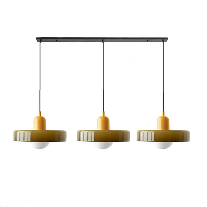 Suspension Simple Bauhaus en Verre – Design Élégant pour Cuisine, Salle à Manger et Salon