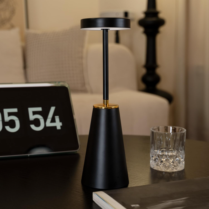 Lampe de Table LumiFlex Sans Fil - Lampe LED Dimmable avec Fonction Mémoire et Chargement USB