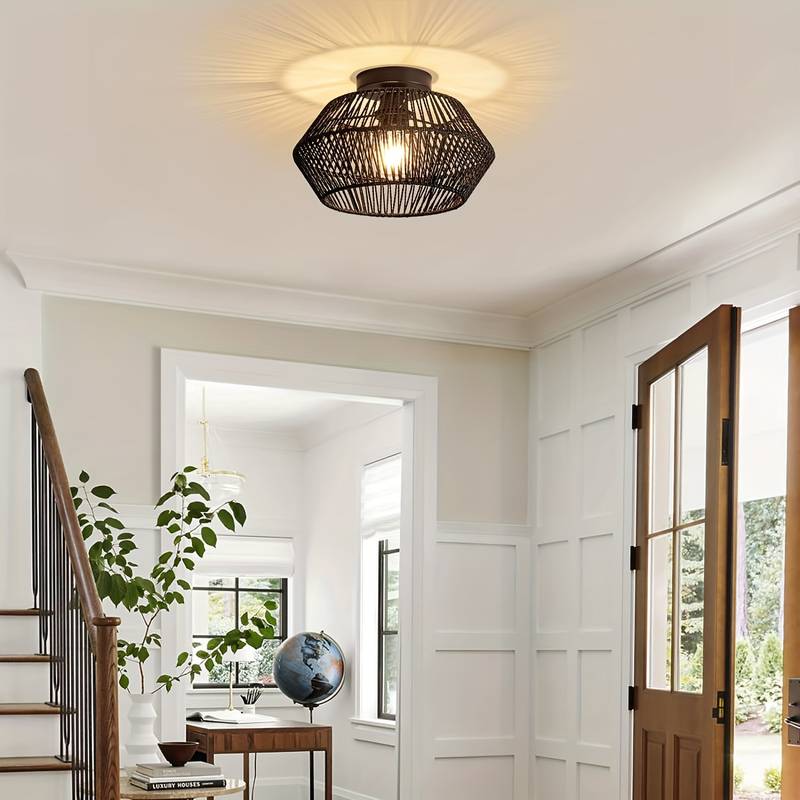 Suspension Bohémienne - Lampe Artisanale pour un Style Éclectique et Chaleureux