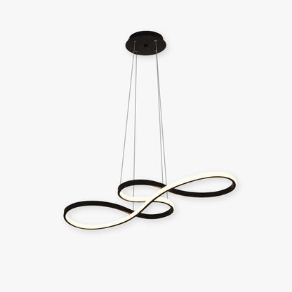 Lampe Suspendue Design Notes de Musique – LED avec Cadre en Métal (Noir, Blanc, Or)