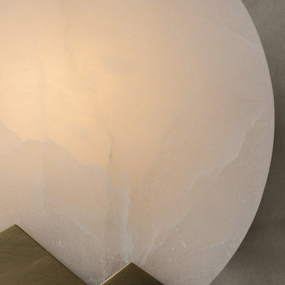 Applique Murale LED Nordic Minimalist - Lampe en Marmor et Laiton avec Dimmer
