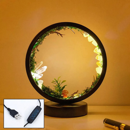 EnchantedRing  –  Lampe Cristal Botanique