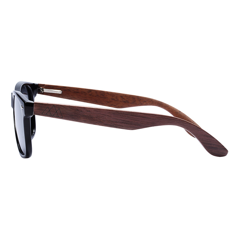Lunette Bois - Wayfarer Acajou Noir