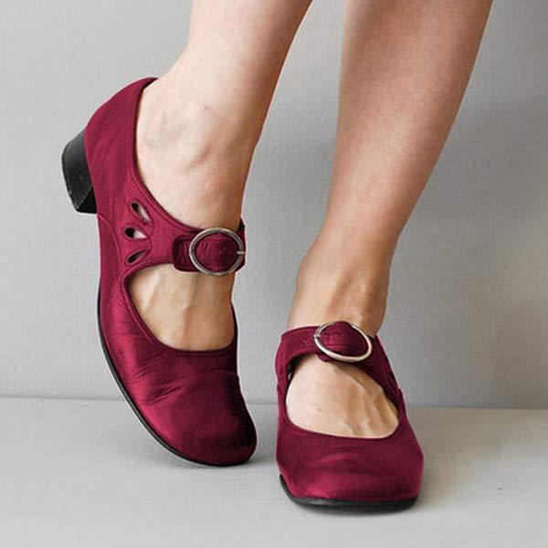 Sandales Orthopédiques en Cuir avec Boucle – Modèle Camille