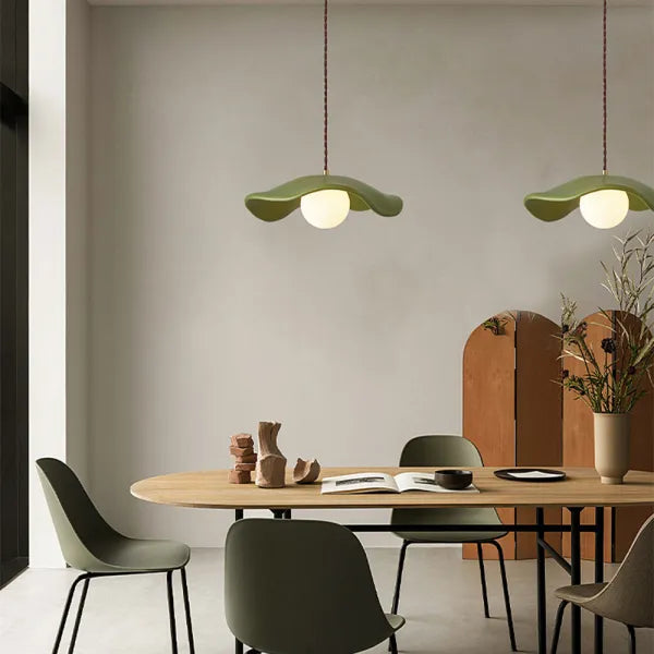 Suspension Lotus Wabi Sabi – Luminaire Moderne pour Salle à Manger avec Design Inspiré de la Nature
