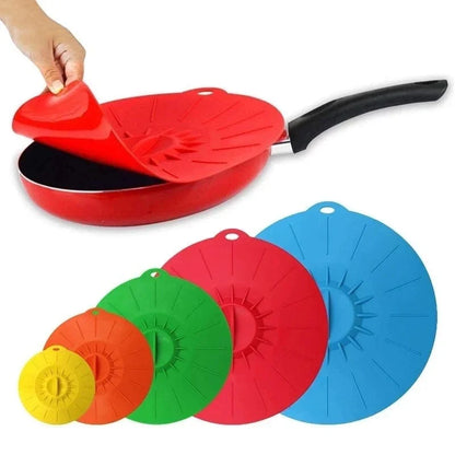 5 Housses Alimentaires en Silicone Réutilisables