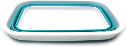 Panier à Linge Plastique Pliable Vert
