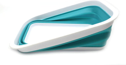 Panier à Linge Plastique Pliable Vert
