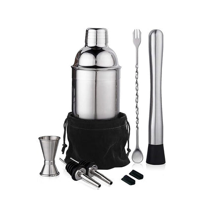 Ensemble pour shaker à cocktail en acier inoxydable