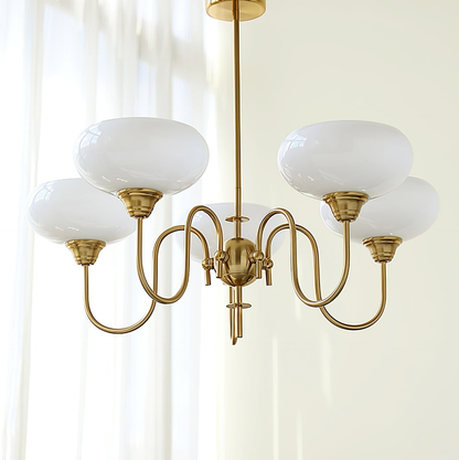 Chandelier Luxe en Verre et Métal – Élégance et Raffinement pour Votre Intérieur