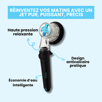 Pommeau de Douche Anticalcaire Haute Pression