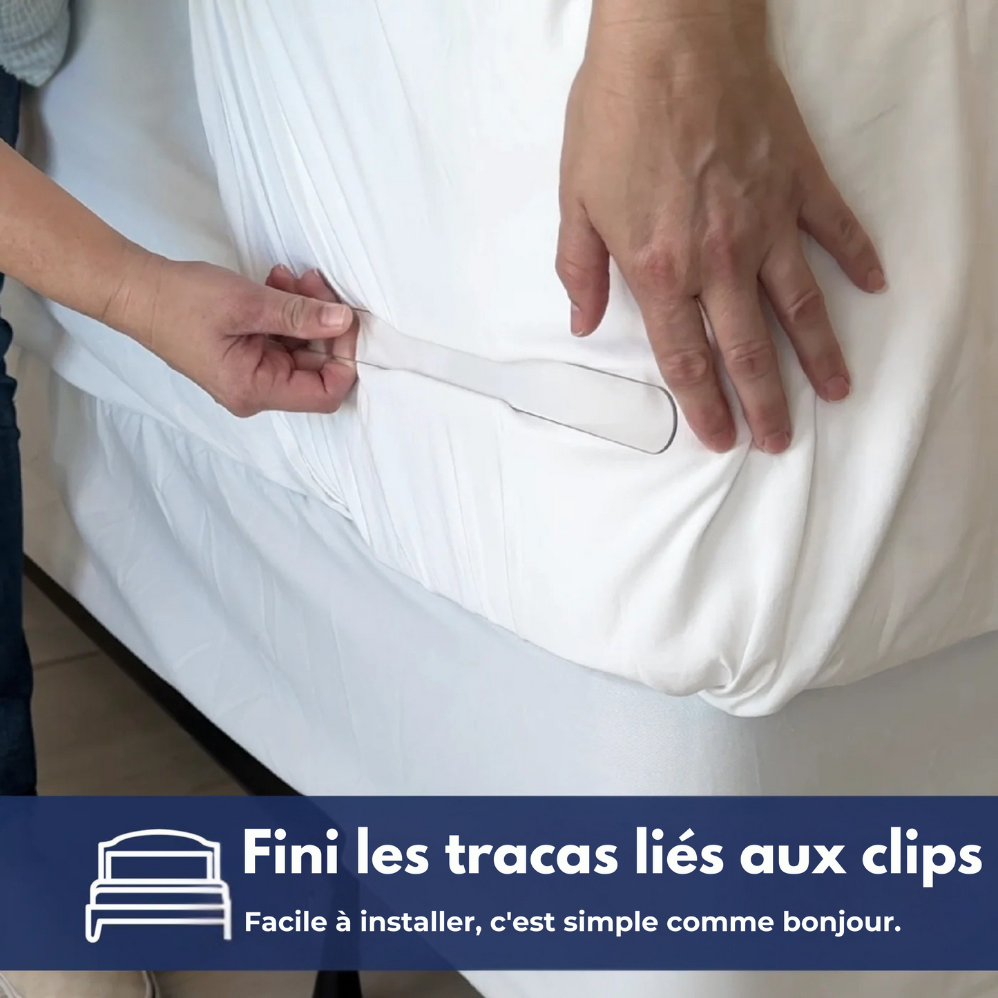 SomniFix- Dormez paisiblement sans refaire votre lit chaque matin