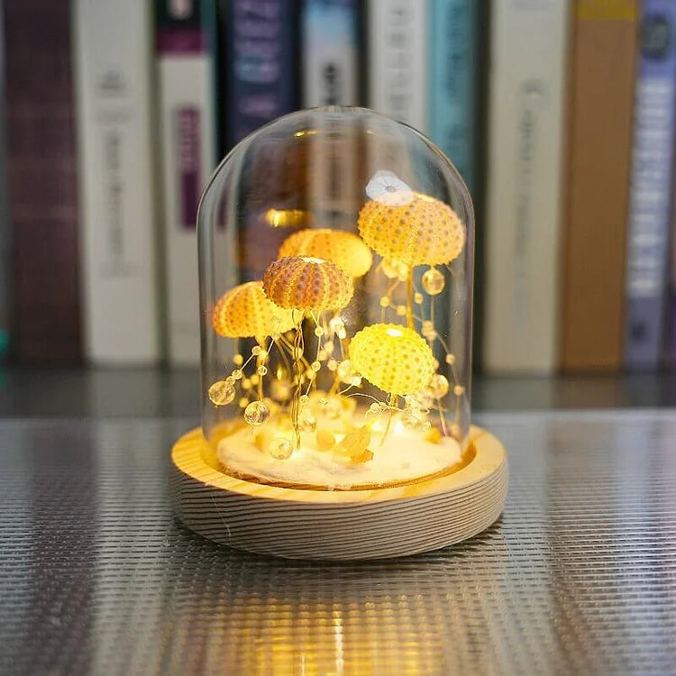 Lampe de Nuit DIY Oursin – Créativité Pratique et Ambiance Vintage