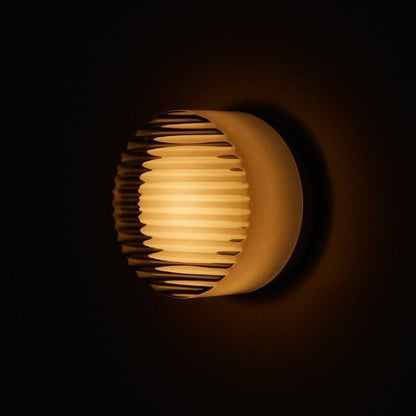 Applique Murale LED Moderne en Forme Ronde – Éclairage Doux avec Diffuseur en Verre Mylk pour Salon et Chambre