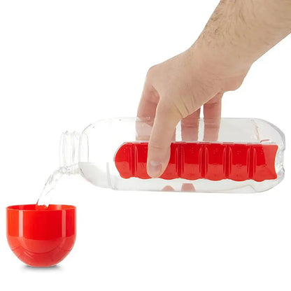 Pilulier/bouteille 2-en-1 portable - 600 ml