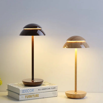Luminous Prestige – Lampe de Table Rechargeable Sans Fil, Design Minimaliste Scandinave, Dimmable LED