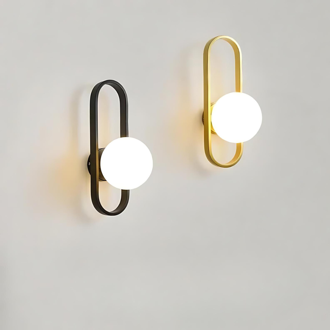 Applique Murale Camille – Lampe LED Élégante en Verre Satiné pour un Éclairage Moderne