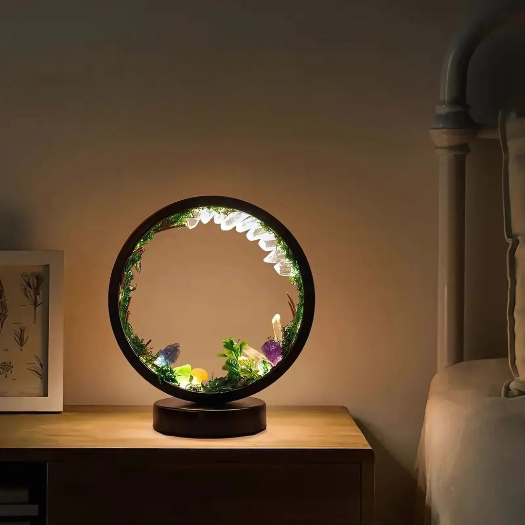 EnchantedRing  –  Lampe Cristal Botanique