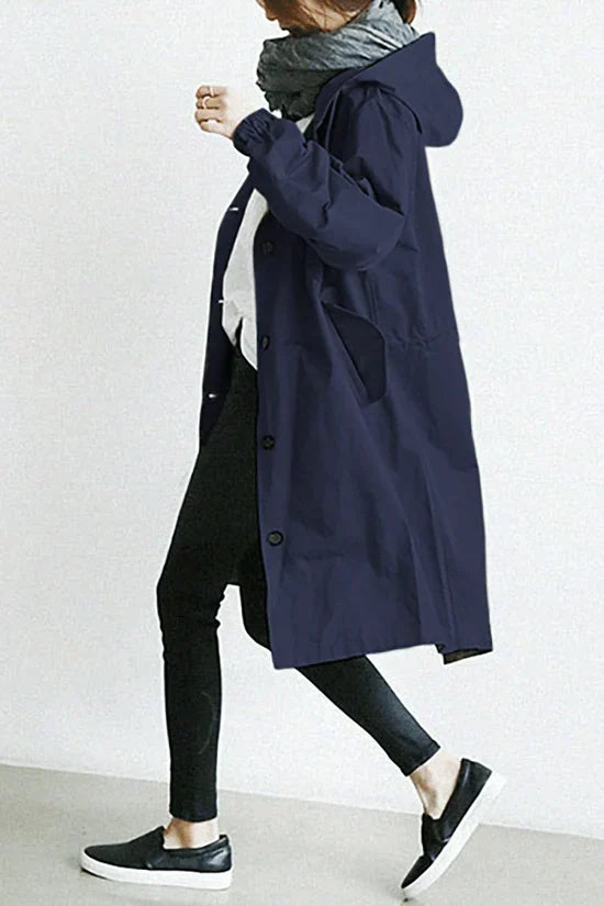 Veste Coupe-Vent Imperméable Oversize – Légère, Pratique et Élégante