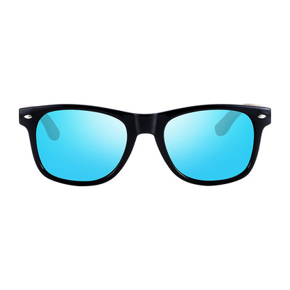 Lunette Bois - Wayfarer Acajou Bleu