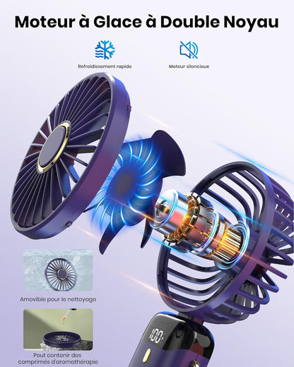 Mini ventilateur portatif 4 en 1  FrizzAir