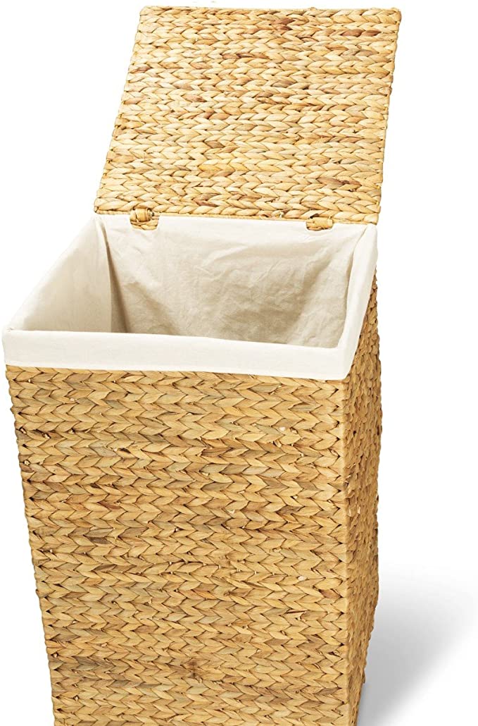 Panier à Linge Rectangle Tressé avec Couvercle Kyoto