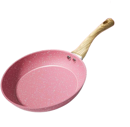 Poêle Antiadhésive Rose en Aluminium
