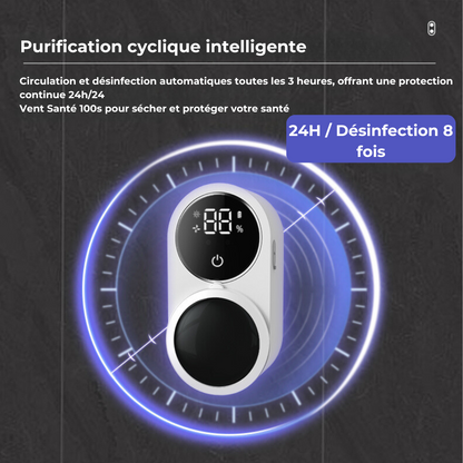 Désinfecteur de Brosse à Dents UV - Stérilisation Efficace Sans Contact