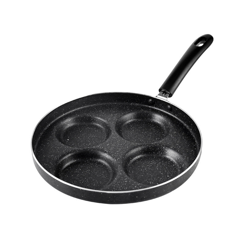 Poêle à pancakes antidérapante à quatre trous ronds