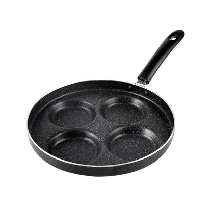 Poêle à pancakes antidérapante à quatre trous ronds
