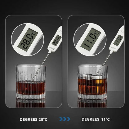 8 Glaçons Réutilisables Inox Doré en forme de Dés à jouer