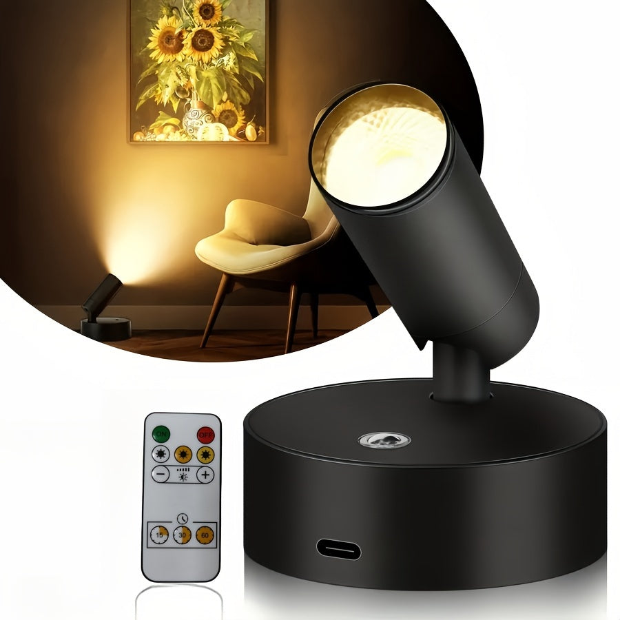 Spotlight sans fil polyvalent avec télécommande