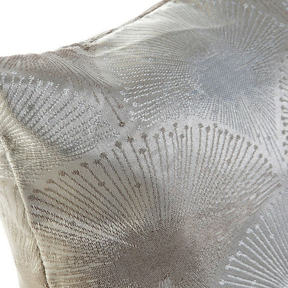 Coussin DKD Home Decor Gris Polyester Aluminium Traditionnel