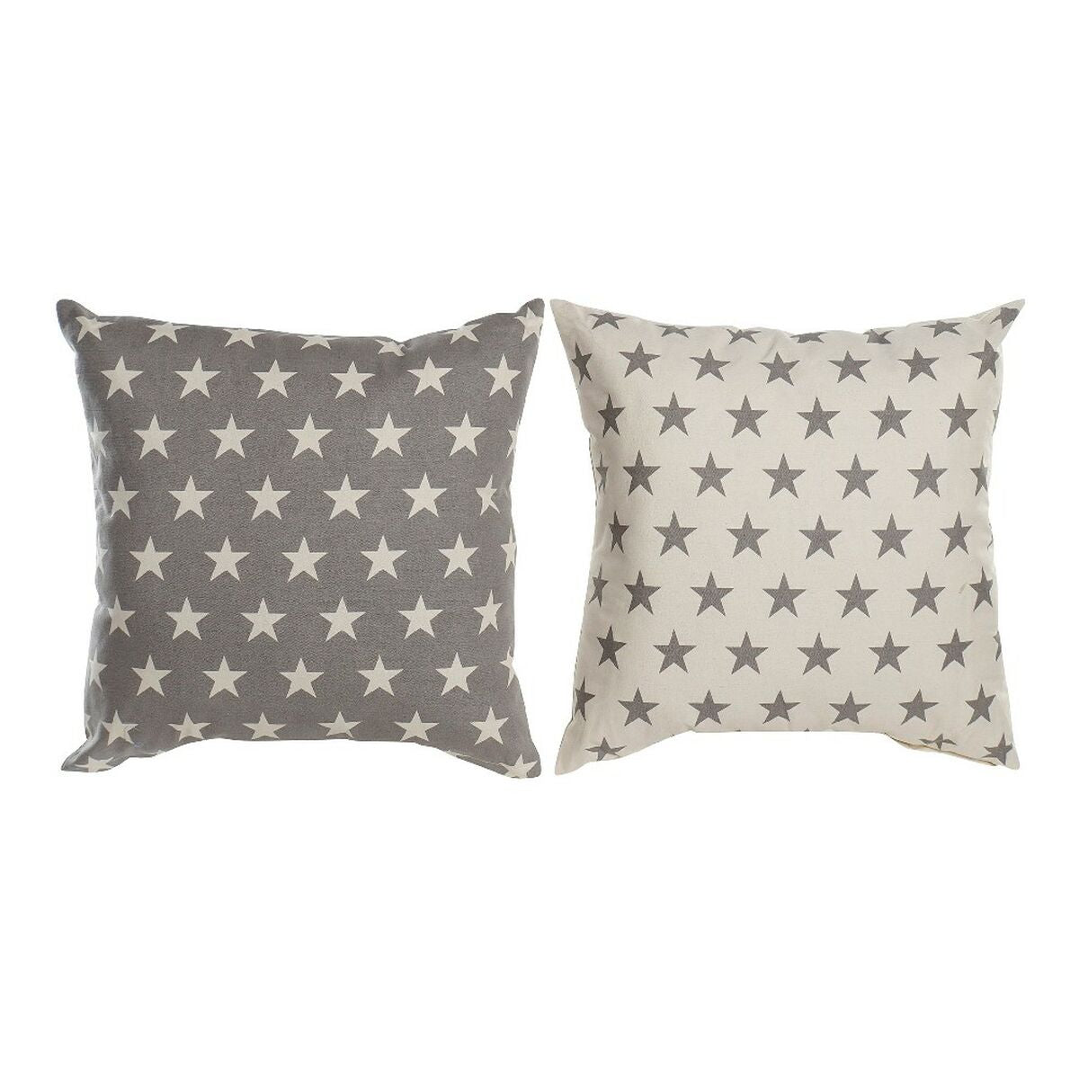Coussin Beige Marron 60 x 10 x 60 cm Etoiles (2 Unités)
