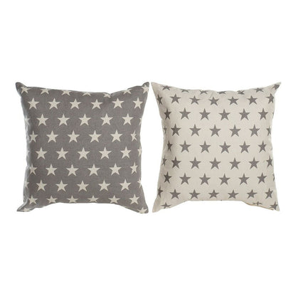 Coussin Beige Marron 60 x 10 x 60 cm Etoiles (2 Unités)