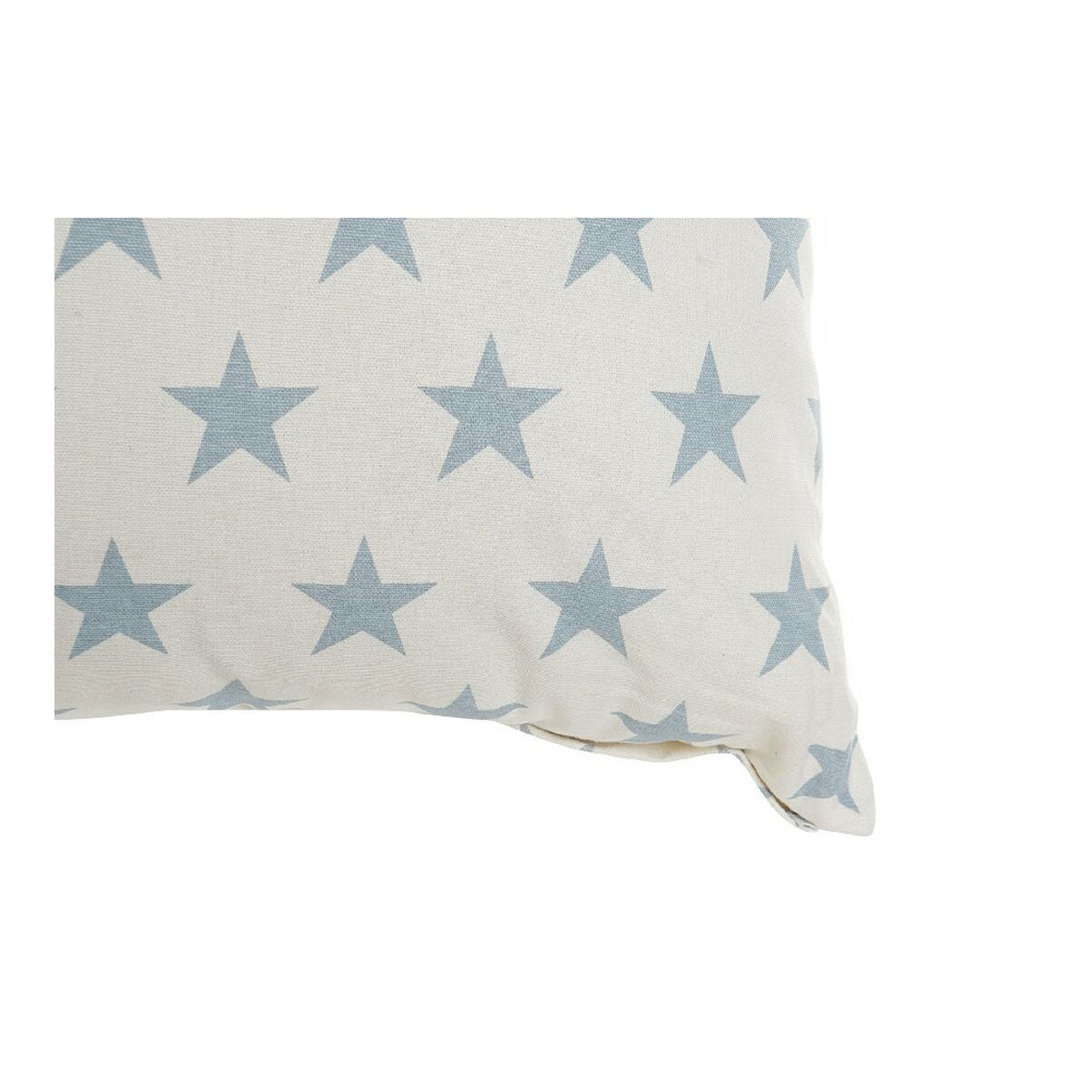 Coussin Bleu 60 x 10 x 60 cm Etoiles Blanc (2 Unités)