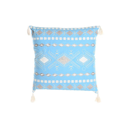 Coussin DKD Home Decor Bleu Blanc 60 x 20 x 60 cm