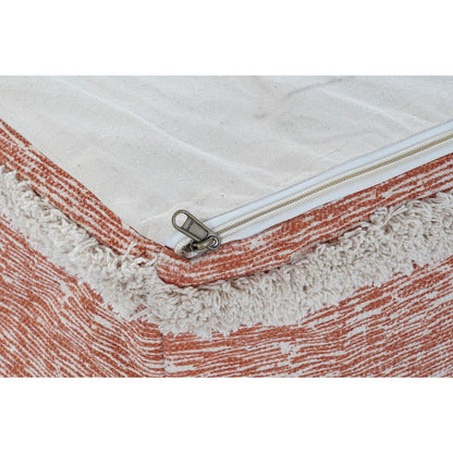 Coussin DKD Home Decor De Sol Orange 40 x 40 x 40 cm Frange Urbaine