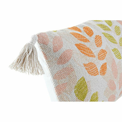 Coussin DKD Home Decor 60 x 10 x 30 cm Beige Multicouleur Fleurs