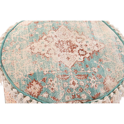 Coussin DKD Home Decor De Sol 46 x 46 x 37 cm Marron Vert Jaune Arabe 45 x 45 x 35 cm Frange