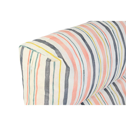 Coussin de palette pour jardin Multicouleurs Rayures 120 x 80 x 16 cm