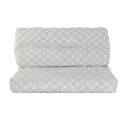 Coussin palette extérieur Gris clair 120 x 80 x 16 cm
