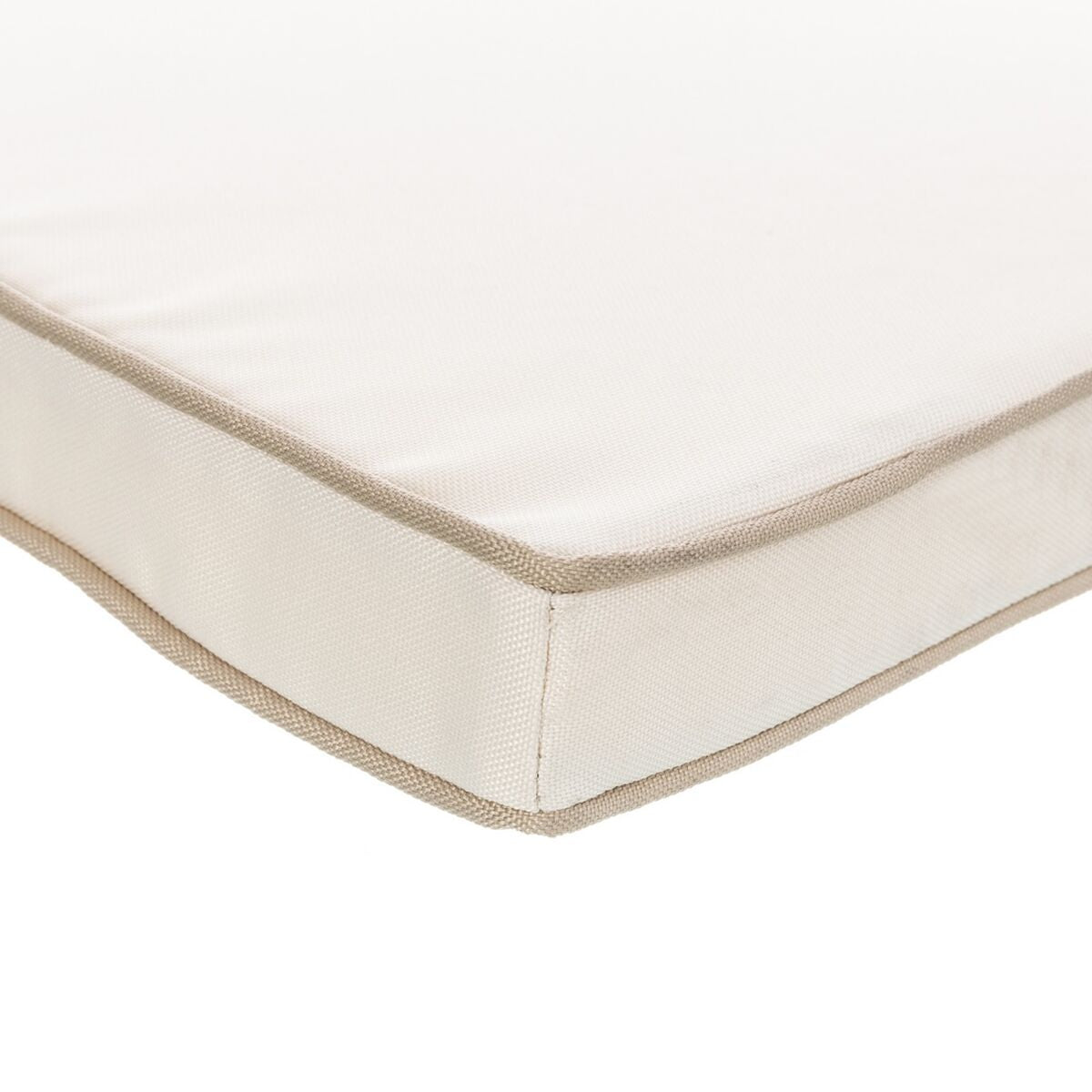 Coussin de chaise Crème 90 x 40 x 4 cm