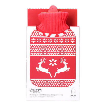 Coussin bouillotte de Noël en laine 2 litres