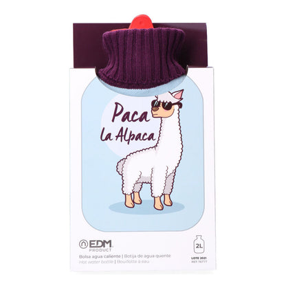 Coussin Bouillotte en laine 2 litre Paca l'Alpaga