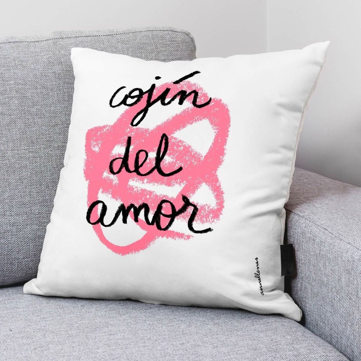 Housse de coussin 50 x 50 cm en Coton bio