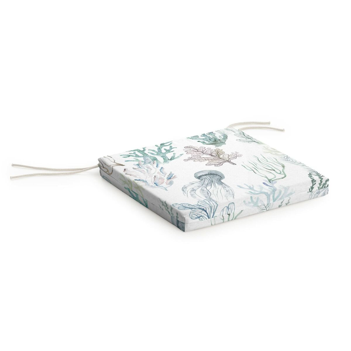 Coussin de chaise épais à motifs marins